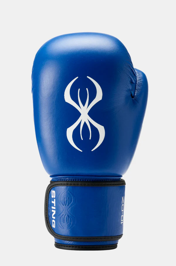 STING Competition approved boxing gloves blue