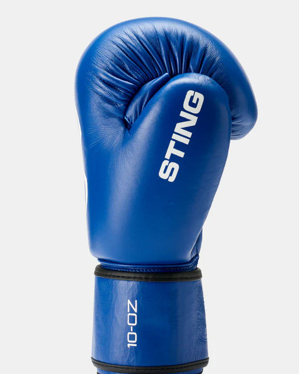 STING Competition approved boxing gloves blue