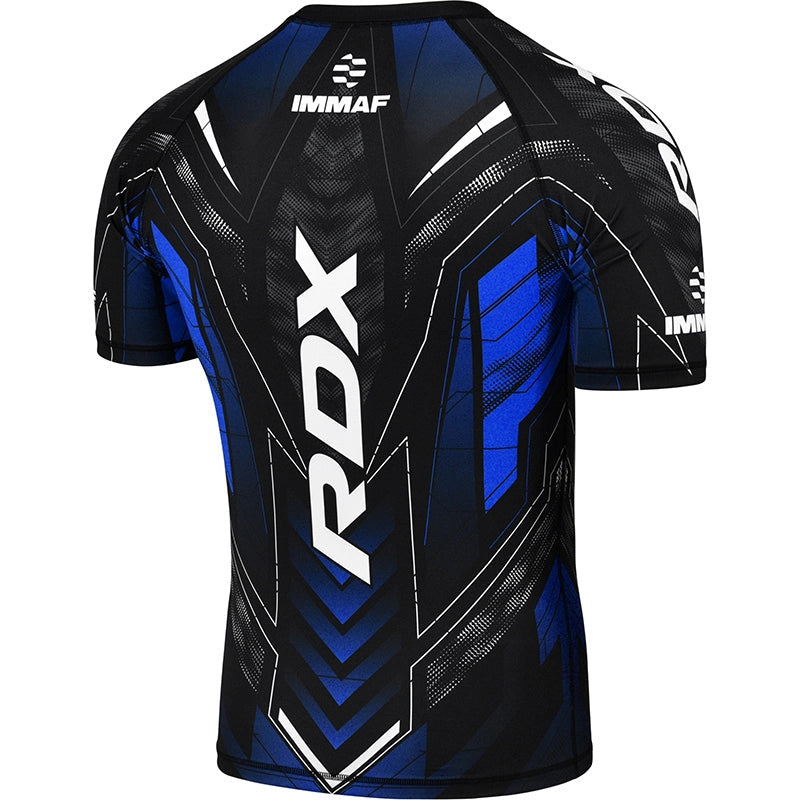 RDX IMMAF approvato Mezze Maniche Compressione Shirt