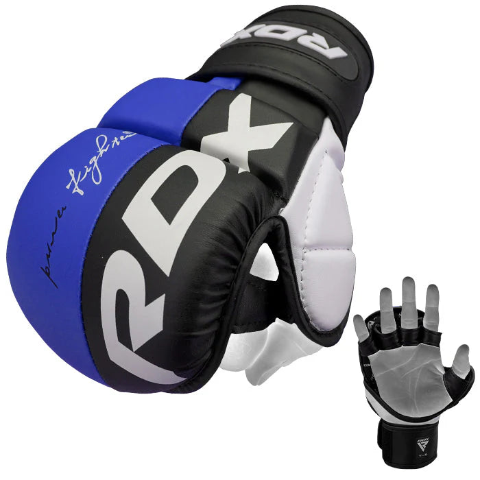 RDX T6 MMA Guanti Sparring blue