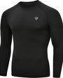 RDX T15 Rash Guard Nera a Maniche Lunghe