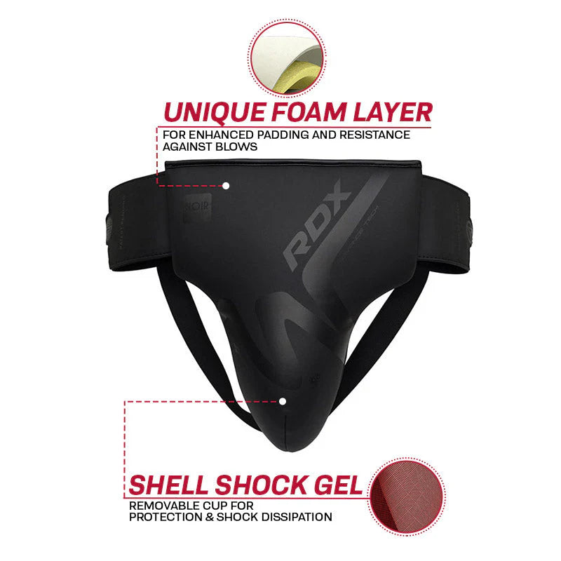 RDX T15 Protezione inguinale Nero Opaco Plus