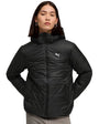 Giacca imbottita con cappuccio Puma ESS da donna nera 685231 01