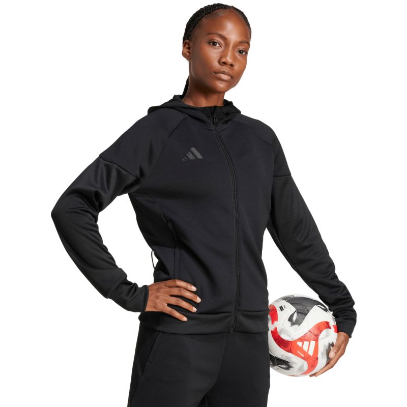 Women's adidas Tiro 25 Hoodie Full-Zip Black JD9079