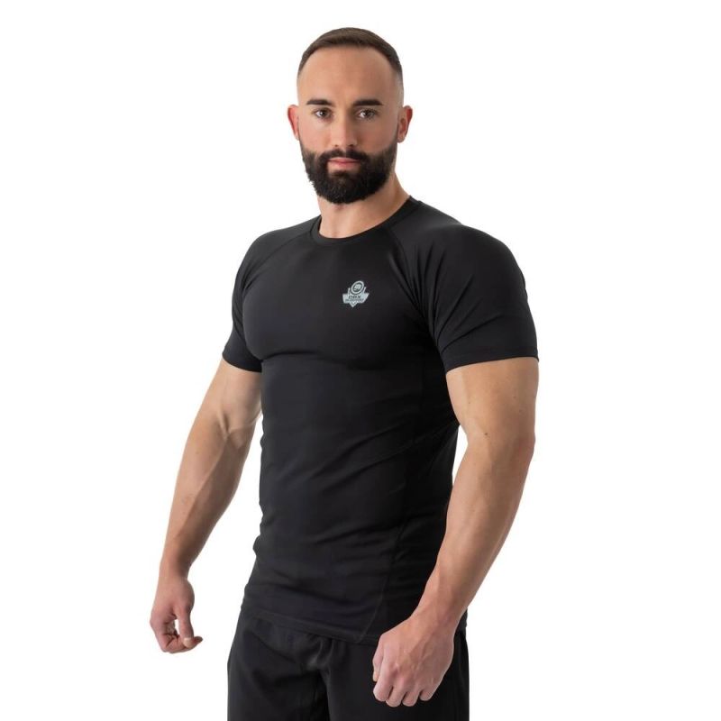 Rashguard short sleeve black BlackRS - S