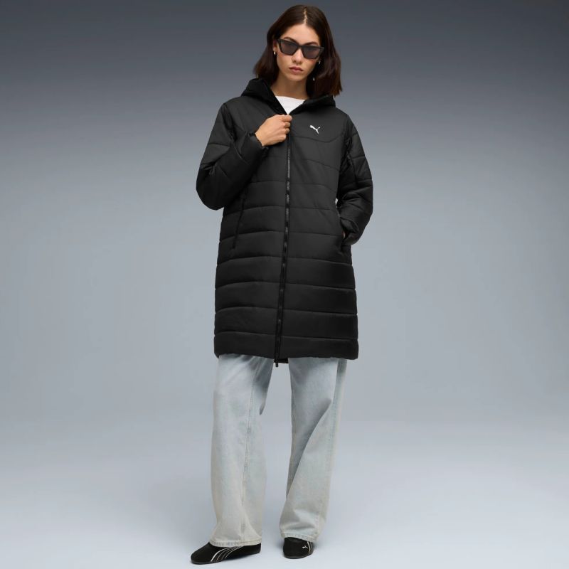 Puma ESS Hooded Padded Parka Women's Jacket Black 685232 01