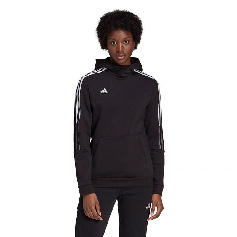 Felpa con cappuccio Adidas Tiro 21 da donna GM7329