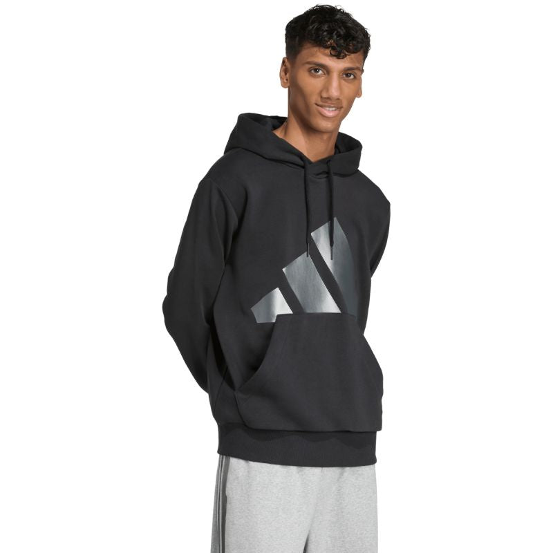 Men's adidas Holiday 3S Hoodie Black JM1698