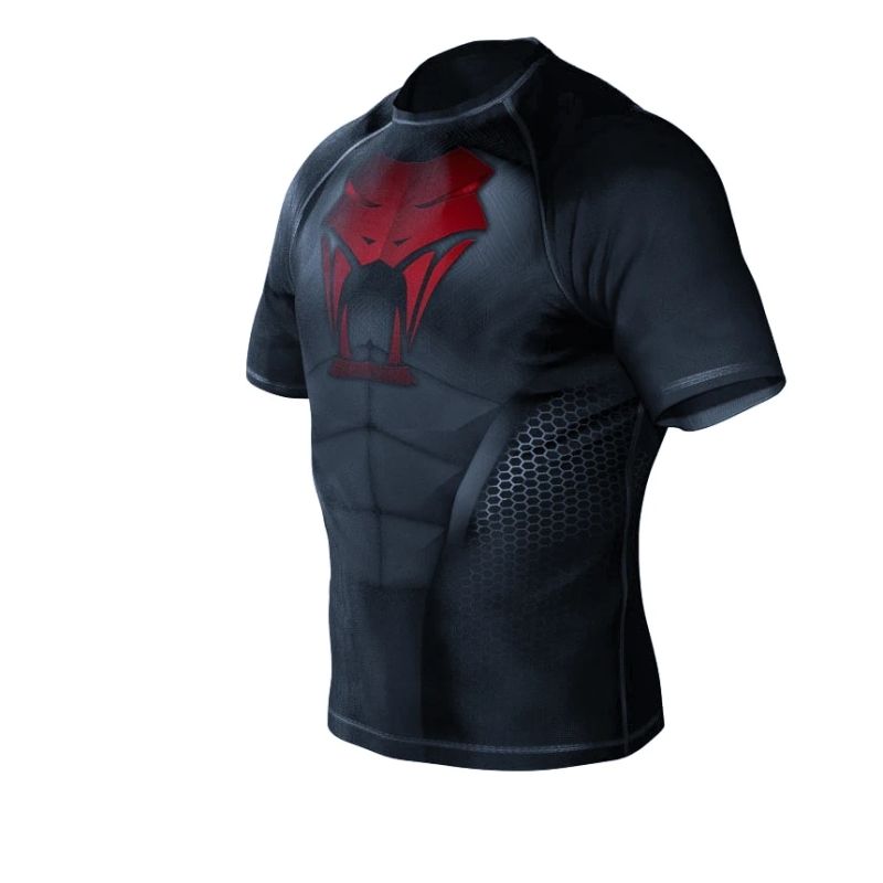 The "Snake" compression Rashguard shirt is made of DBX MORE DRY M material.