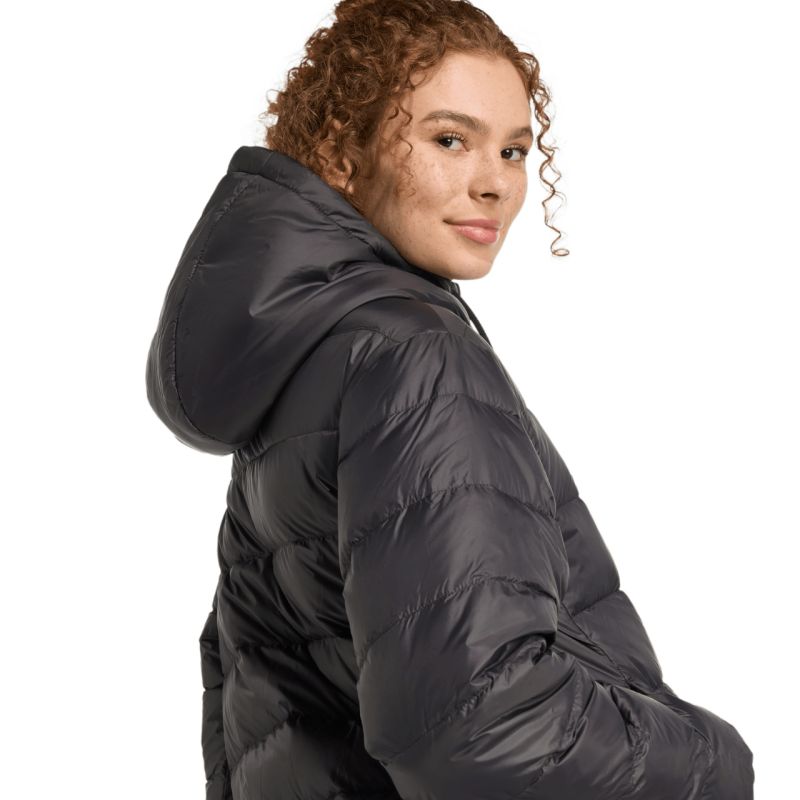 Women's adidas Essentials Climawarm Light Down Hoodie Jacket Black KC1580
