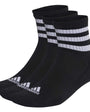 adidas 3-Stripes Cushioned Sportswear Mid-Cut Socks 3 Pairs IC1317