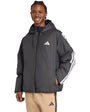 Men's adidas Essentials Climawarm 3-Stripes Insulated Hooded Jacket Black JM4042