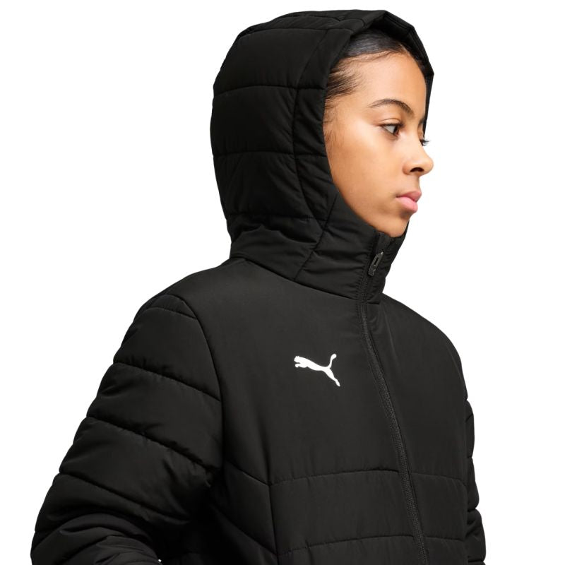 Puma Team Additions Padded Hooded Kids Jacket Black 659738 03