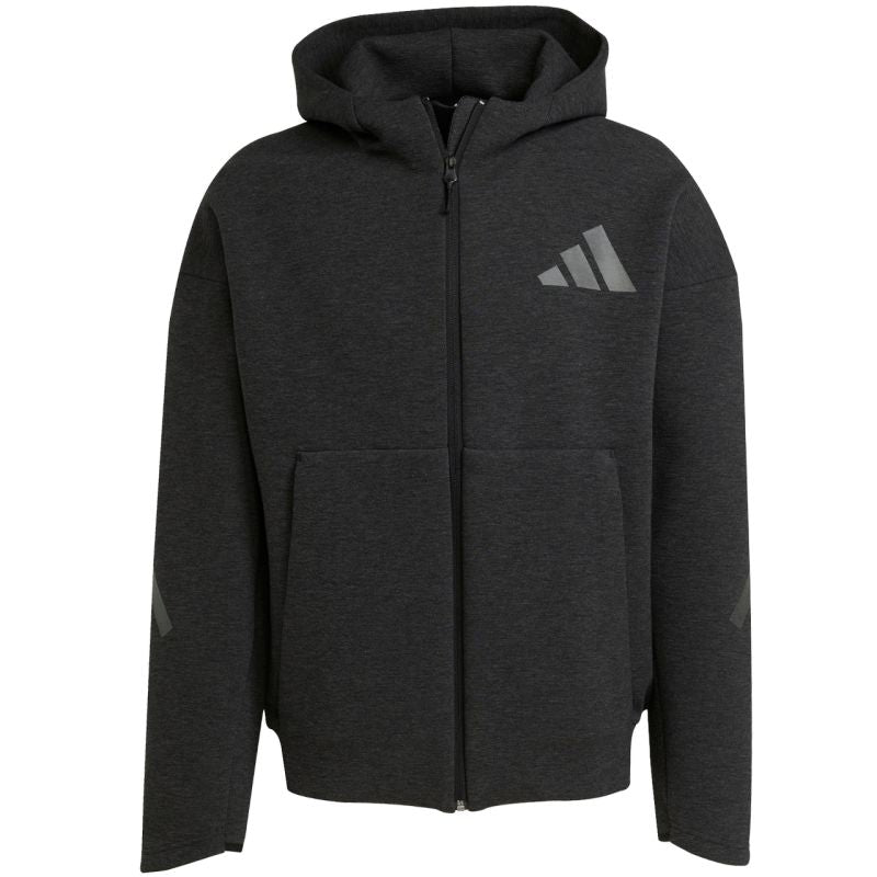 Men's adidas ZNE PR FZ sweatshirt black JM6055