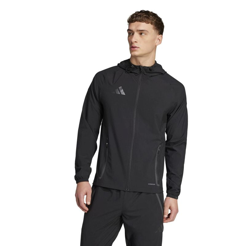 Felpa con cappuccio adidas Tiro 25 Competition Vis Tech Travel - Nero JX9502