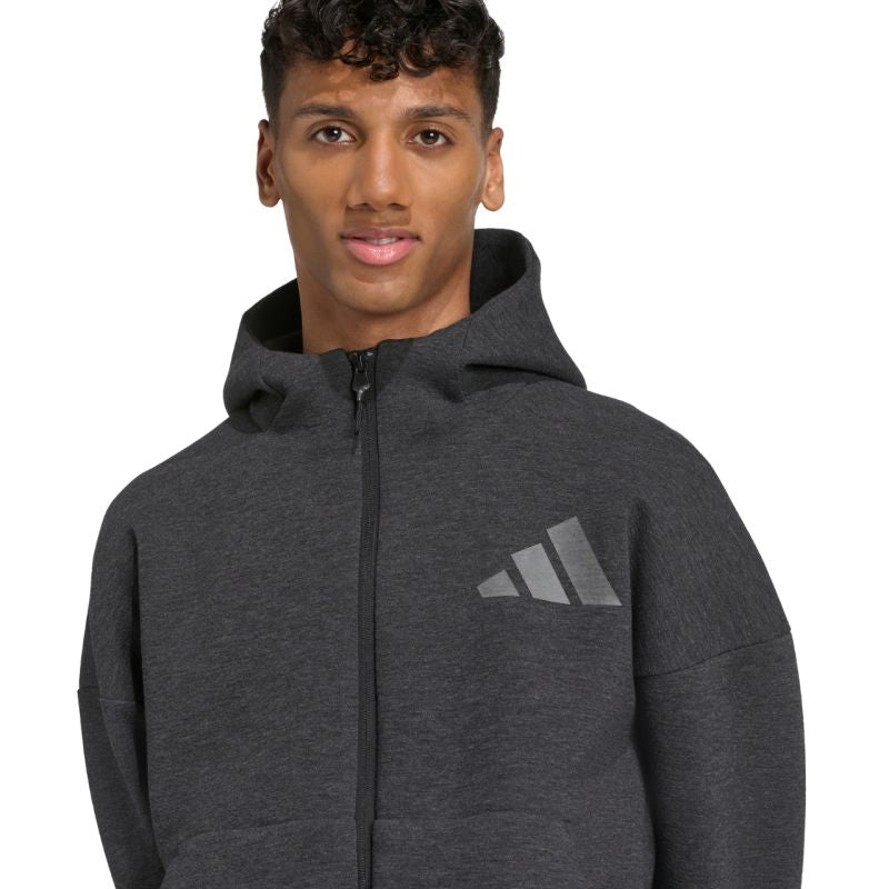 Men's adidas ZNE PR FZ sweatshirt black JM6055