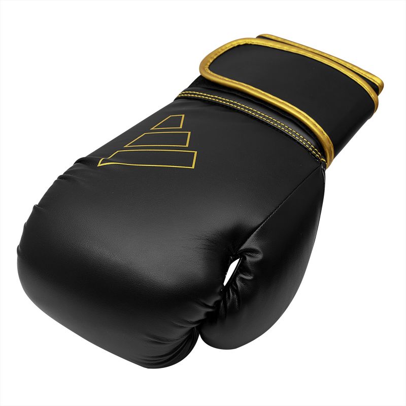 adidas HYBRID 80 ADIH80 boxing gloves black gold
