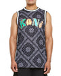 Karl Kani Woven Signature Paisley Basketball Tank M 6031440