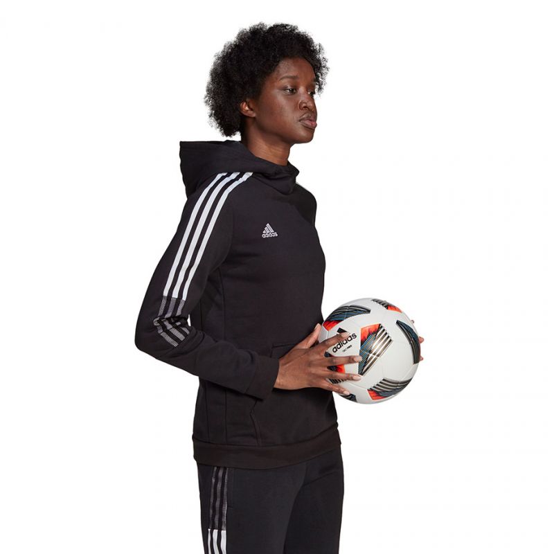 Felpa con cappuccio Adidas Tiro 21 da donna GM7329