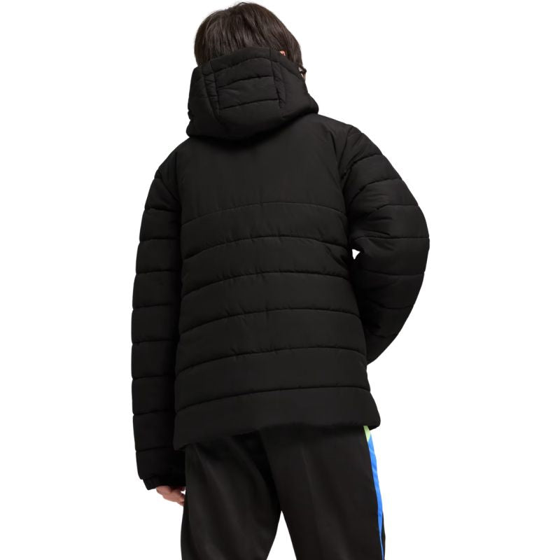 Puma Team Additions Padded Hooded Kids Jacket Black 659738 03