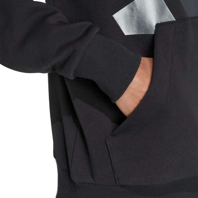 Men's adidas Holiday 3S Hoodie Black JM1698