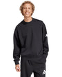 Men's adidas Essentials Loose Fit 3 Bar Logo Sweatshirt Black JF3542