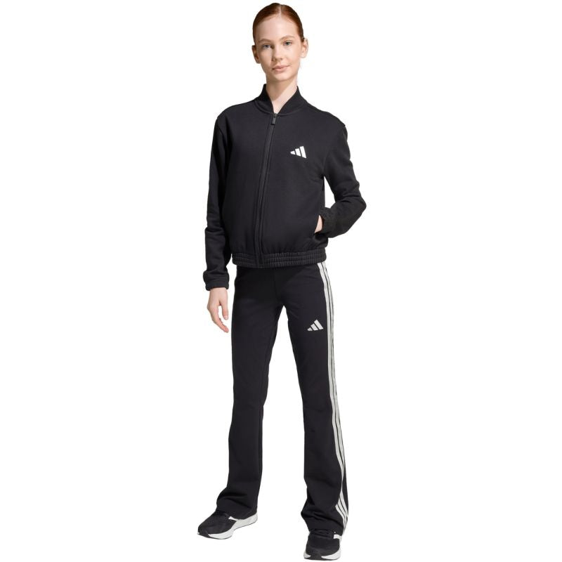 Adidas Junior Girls Glam Tracksuit Jr JL7474