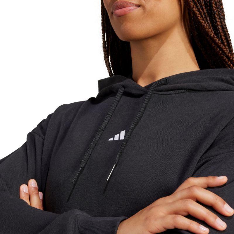 Felpa in spugna francese con logo piccolo adidas Essentials JD7989