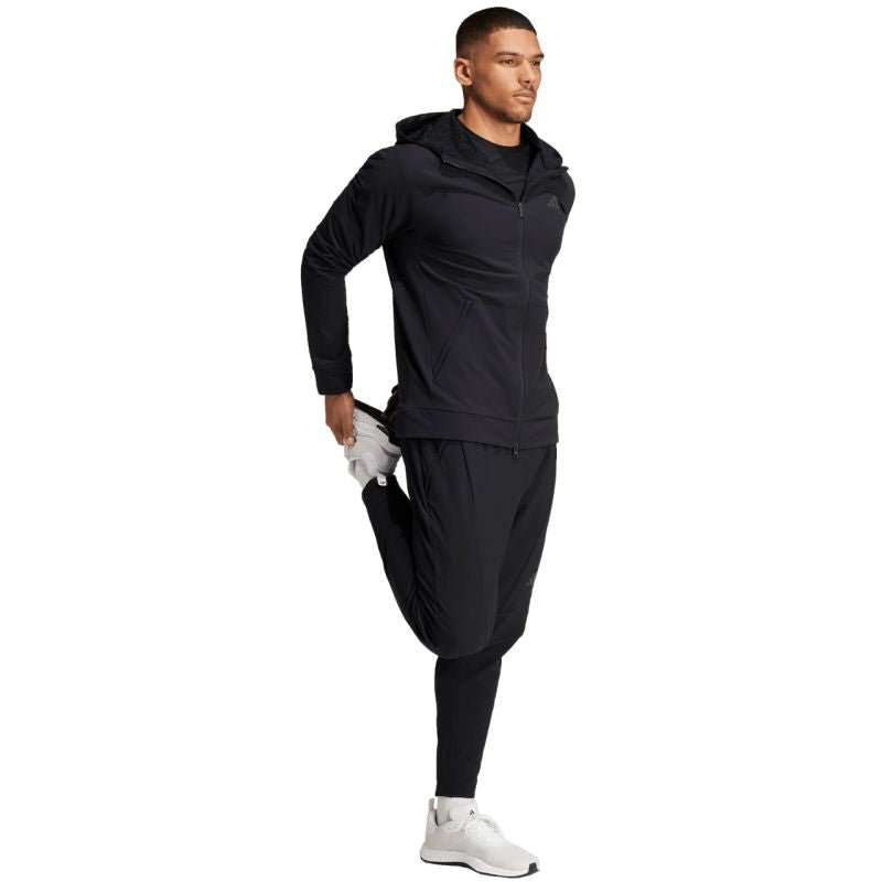 Men's sweatshirt adidas Designed for Training COLD.RDY Full-Zip Hoodie black IN5607